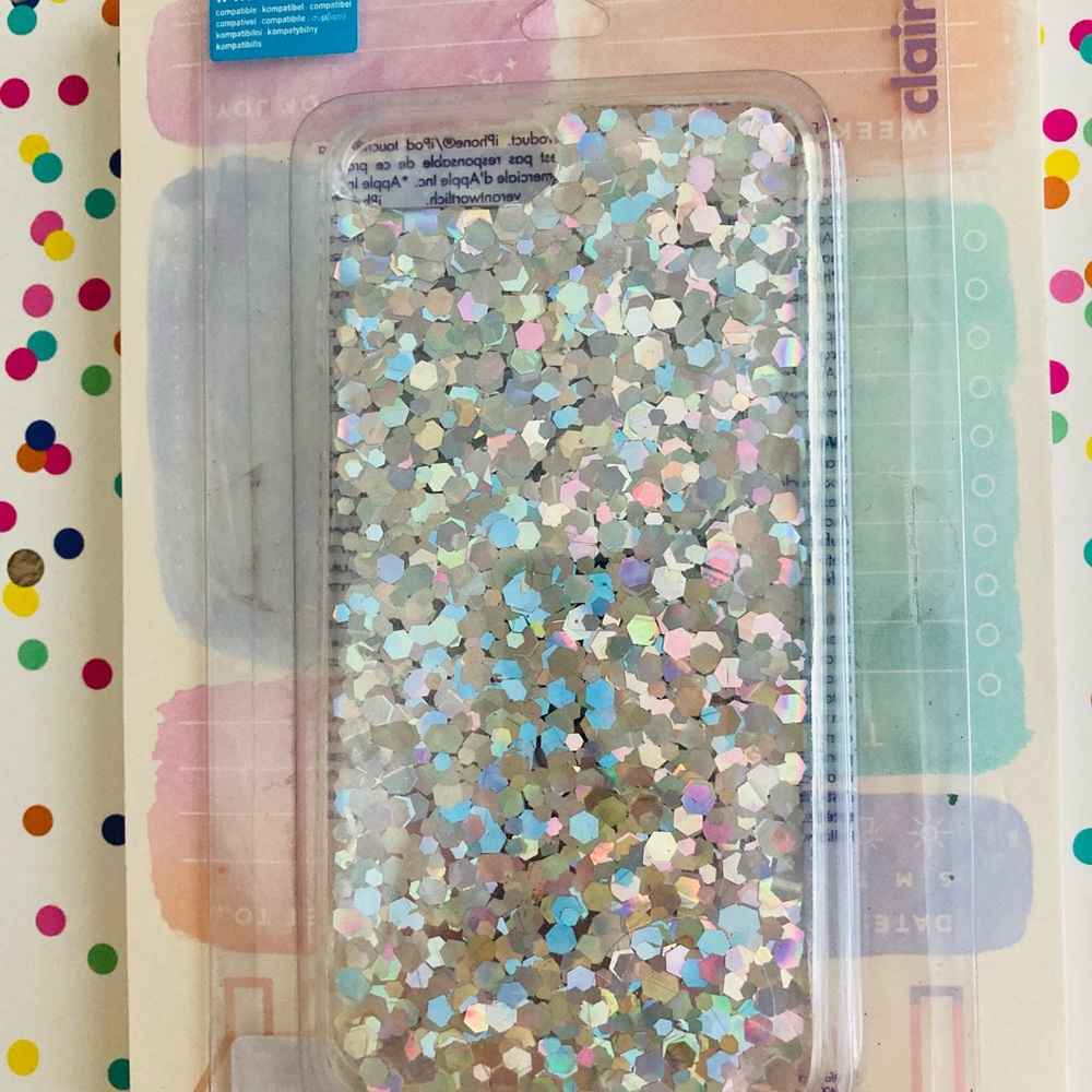 Claire’s iPhone 6/7/8+ Glitter Case